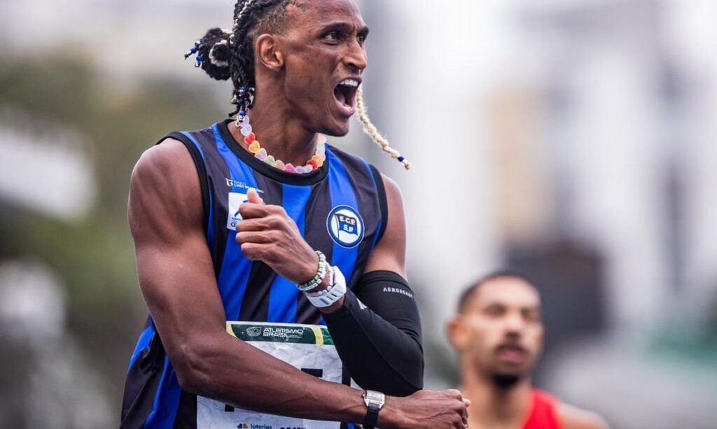 Alison dos Santos bate recorde e leva 1º ouro nos 400m do Troféu Brasil.