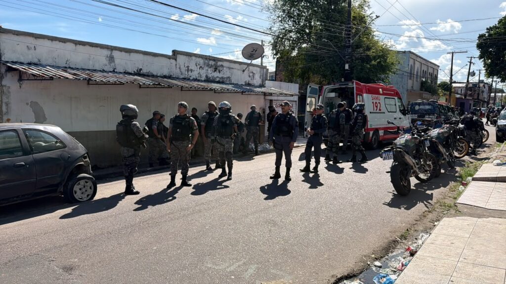 Homem é ferido por Pms em Manaus ao apontar simulacro de arma durante abordagem