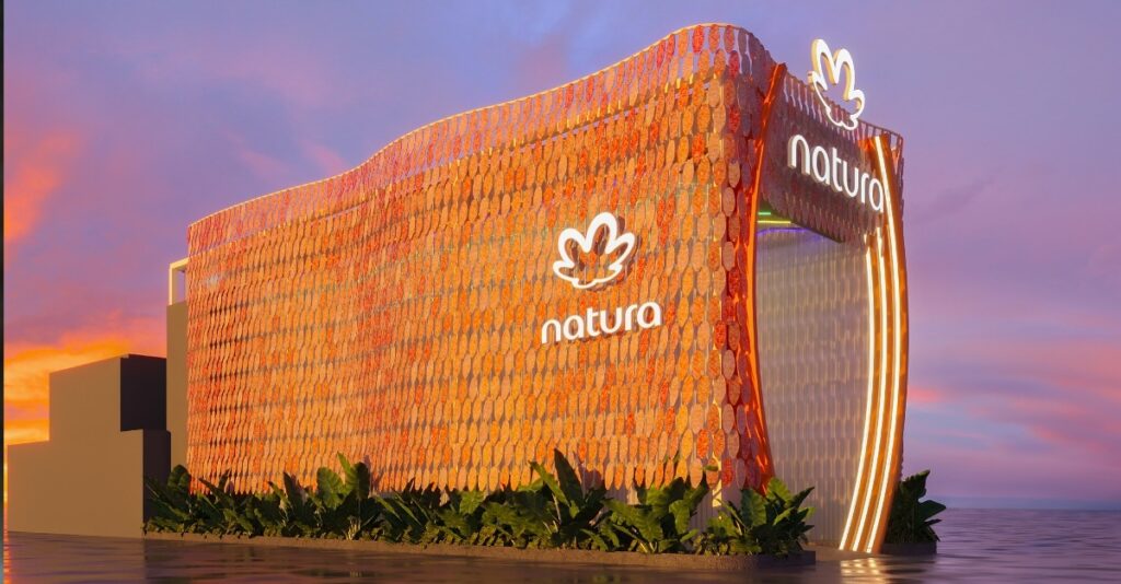 Arquitetura viva da Natura conecta Amazônia e tecnologia no Rock in Rio 2026
