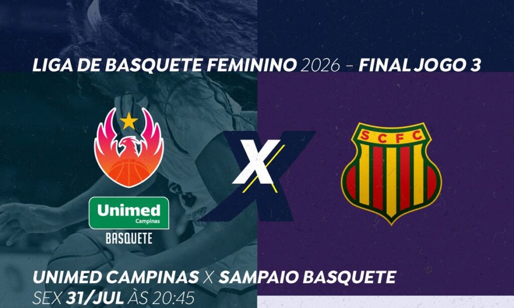 Unimed Campinas e Sampaio Basquete duelam em jogo decisivo da final da LBF 2026