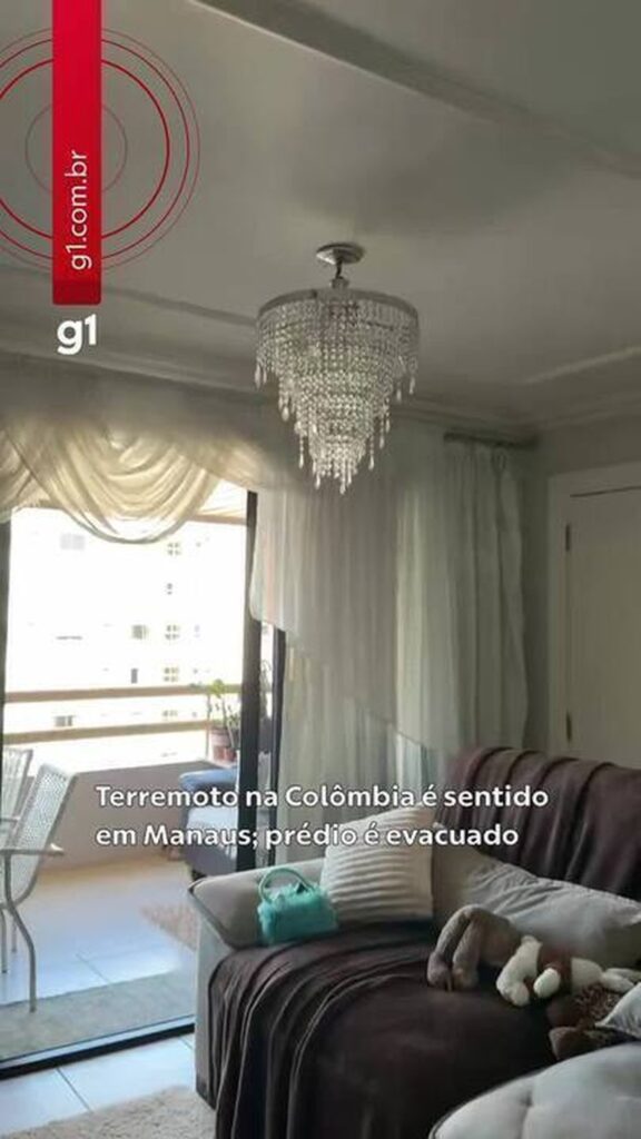 Abalo sísmico da Colômbia causa evacuação de prédios em Manaus