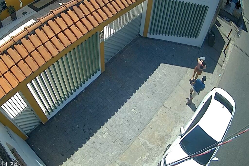 Câmera de segurança registra abandono de bebê sequestrada em Manaus; casal e cúmplice são presos