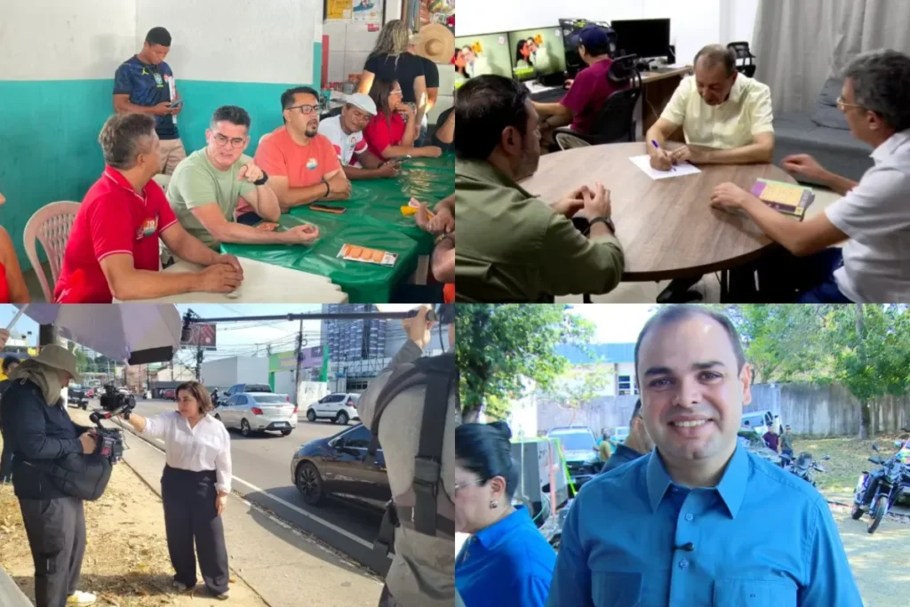 Candidatos ao governo do Amazonas intensificam campanha com agendas em Manaus