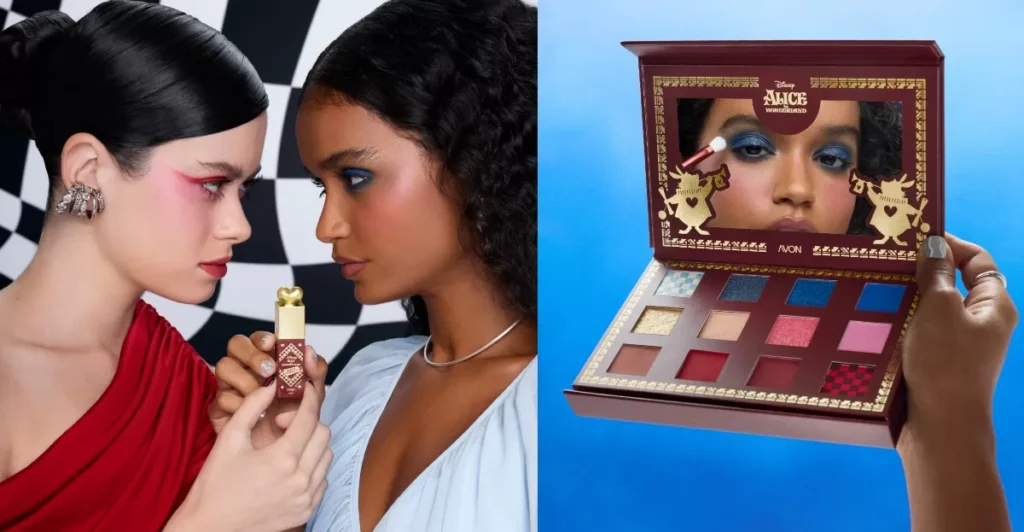 Coleção limitada da Avon traz Alice no País das Maravilhas para maquiagens e artigos de casa
