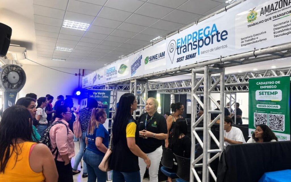 Manaus recebe feira Emprega Transporte com mais de 730 vagas e capacitação profissional