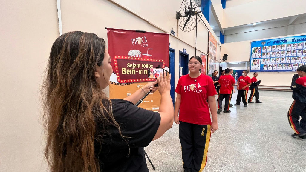 Oficinas de audiovisual do projeto Pipoca em Cena voltam às escolas públicas de Manaus nesta quarta