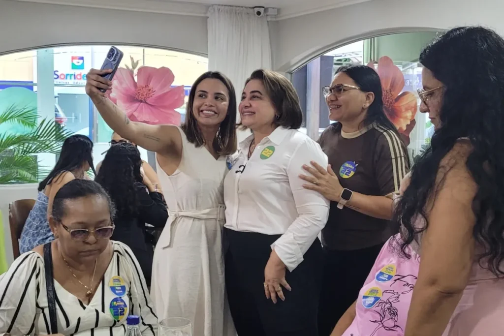 Professora Maria do Carmo discute propostas de segurança para mulheres em agenda de campanha