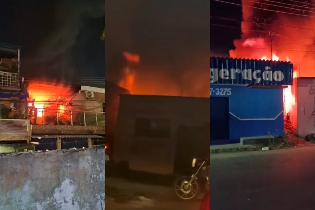 Série de incêndios mobiliza equipes de socorro em diferentes zonas de Manaus