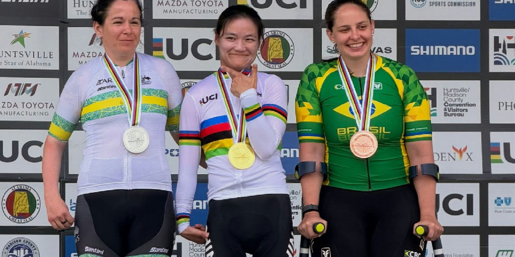 Brasil conquista cinco medalhas no encerramento do Mundial de paraciclismo em Huntsville