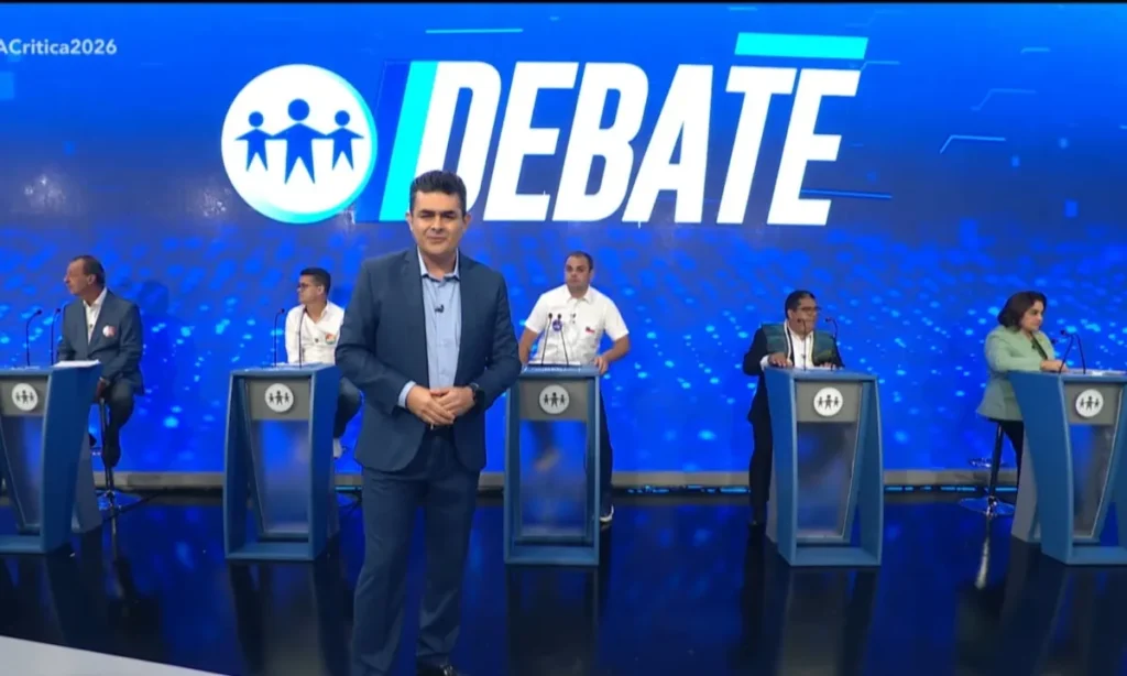 Debate no Amazonas: candidatos ao governo confrontam ideias sobre saúde, educação e ZFM