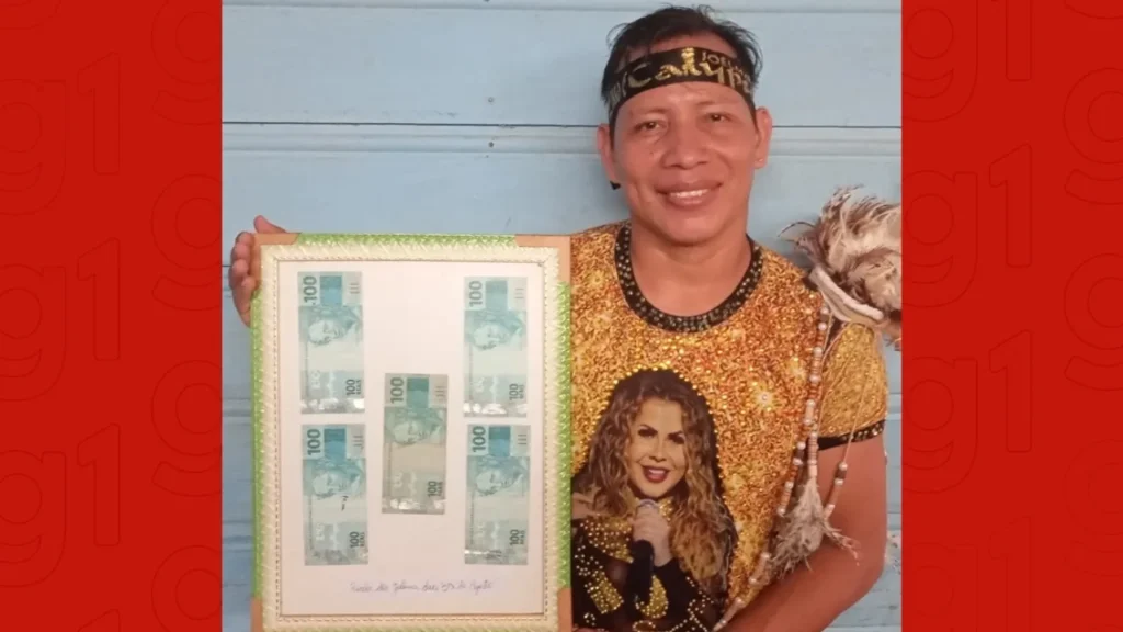 Fã de Joelma emoldura dinheiro recebido no palco após performance marcante no Amazonas