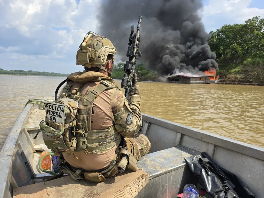 Garimpo ilegal no Amazonas: relatório revela ouro, escravidão e elos com o Comando Vermelho