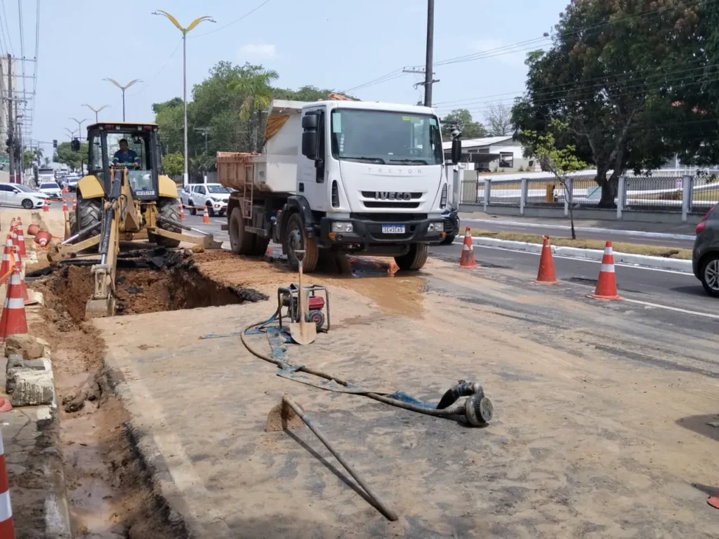 Manaus: Abastecimento de água é gradualmente restabelecido após grandes rompimentos na rede