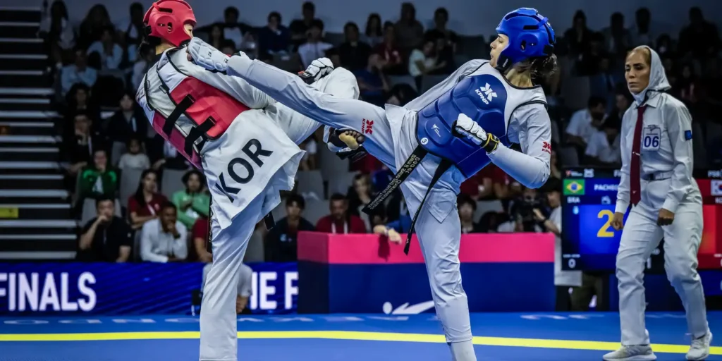 Maria Clara Pacheco consolida domínio mundial no taekwondo com novo título em Muju