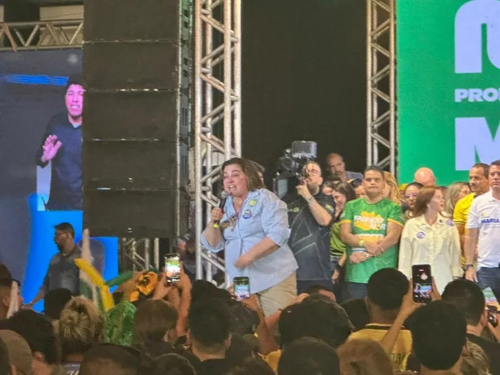 Maria do Carmo defende protagonismo feminino em ato de campanha para o governo do Amazonas