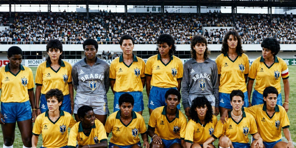 Pioneiras do futebol feminino ganham destaque no desfile de 7 de Setembro