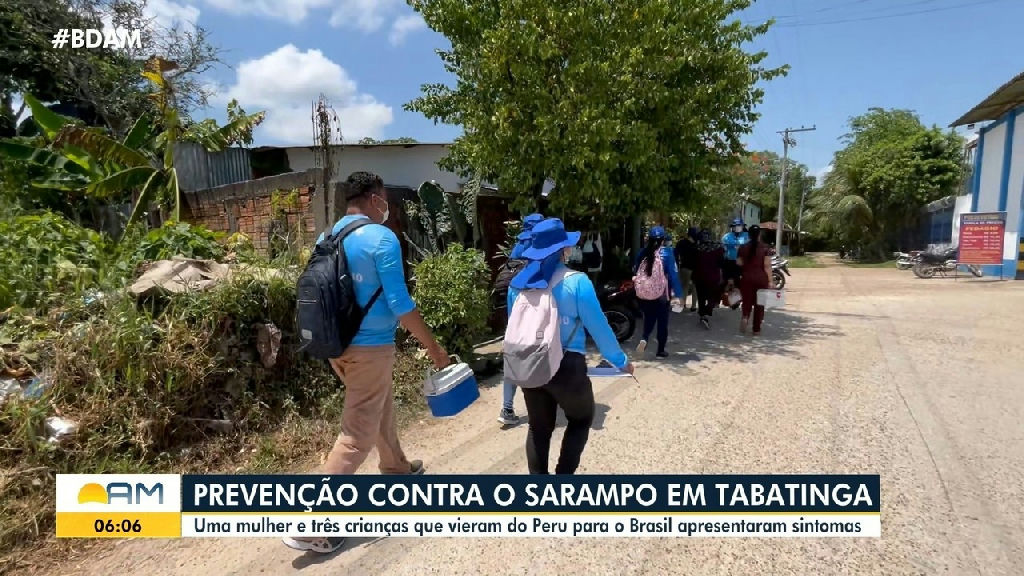 Sarampo em Tabatinga: autoridades reforçam vacinação após casos importados do Peru