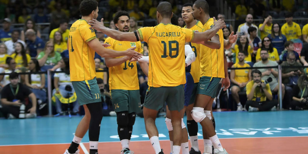 Seleção masculina de vôlei do Brasil garante vaga no Mundial após vitória sobre a Venezuela