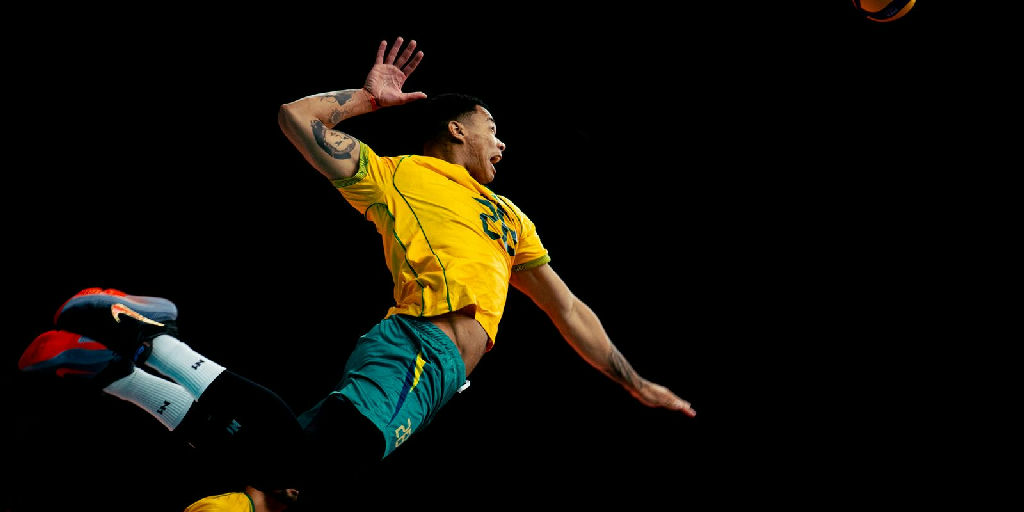 Seleção masculina de vôlei mantém invencibilidade no Sul-americano após vitória sobre a Colômbia