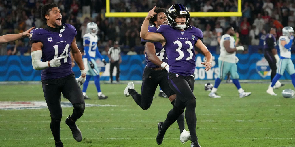 Vitória dramática dos Ravens sobre Cowboys marca a estreia da NFL no Brasil