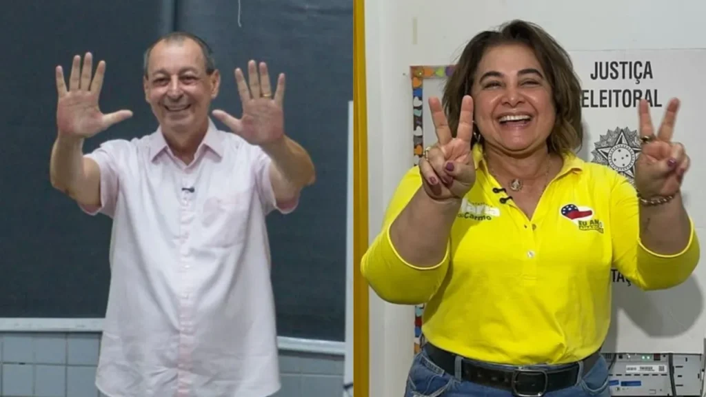 Amazonas define segundo turno para governador com Omar Aziz e Maria do Carmo