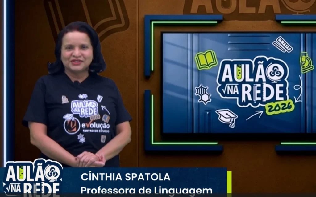 Coesão textual para o Enem: Cínthia Spatola explica a importância no Aulão na Rede 2026
