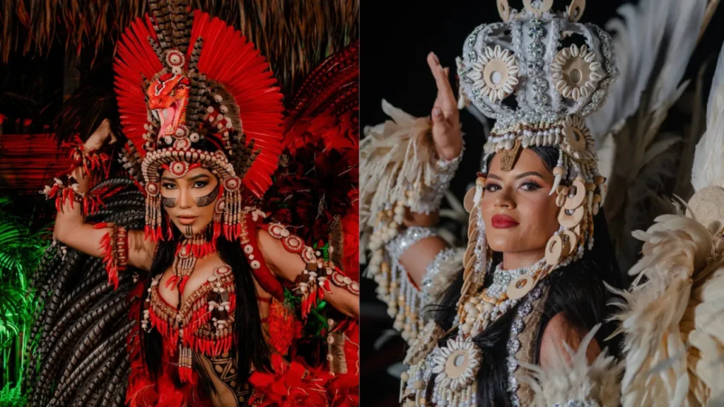 Em Parintins, Lívia Christina e Isabelle Alcântara fazem estreia oficial no Garantido