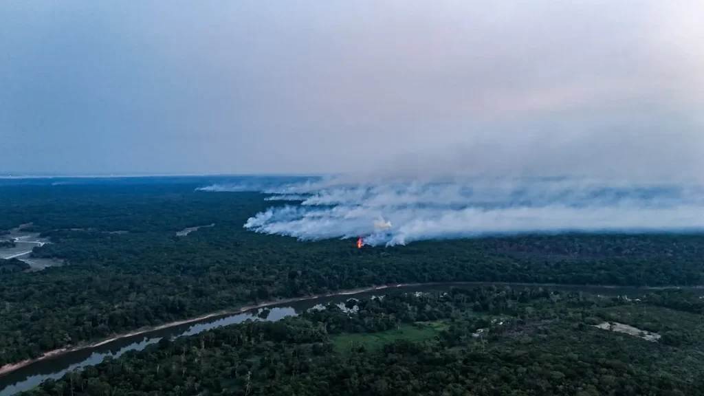 Governo federal apura ação criminosa por trás da onda de incêndios no Amazonas