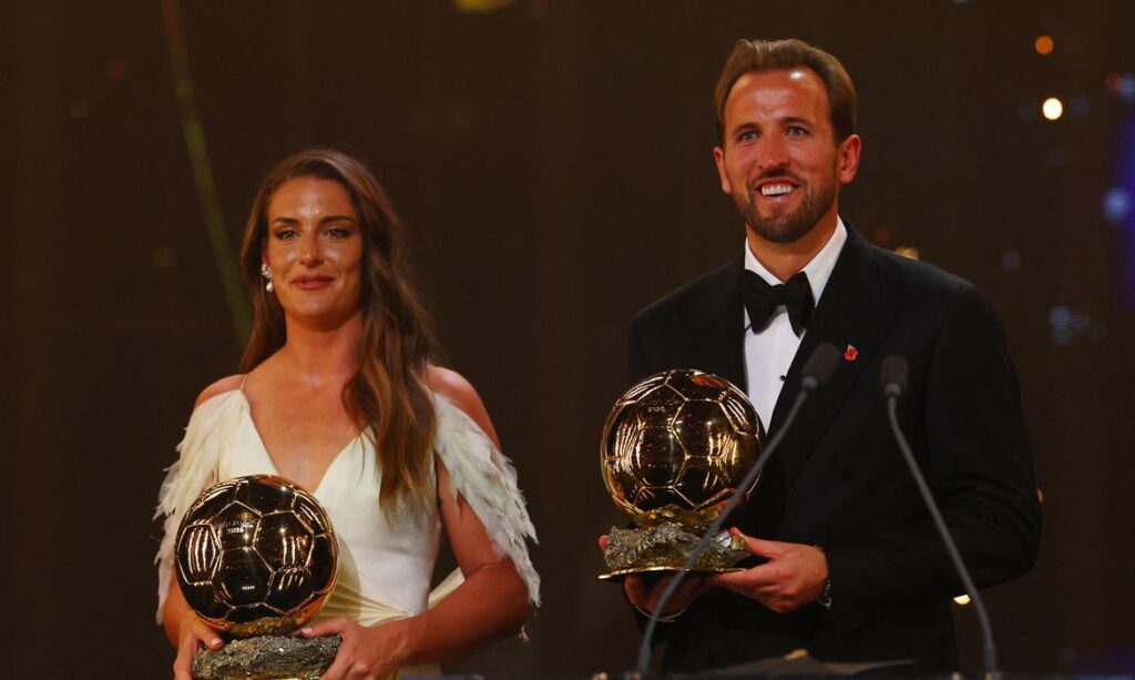 Londres coroa Harry Kane e Alexia Putellas com a Bola de Ouro de 2026