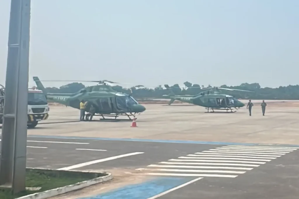 Reforço aéreo federal chega a Manaus para intensificar combate às queimadas no Amazonas