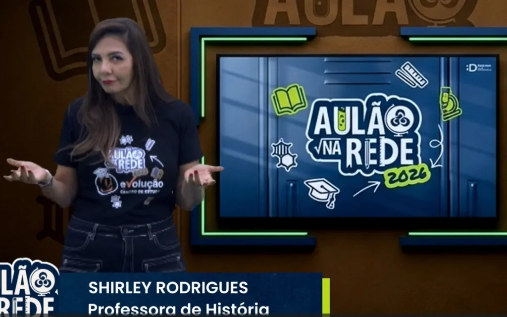 Revolução Iraniana: Aulão na Rede 2026 esclarece dúvidas com professora Shirley Rodrigues