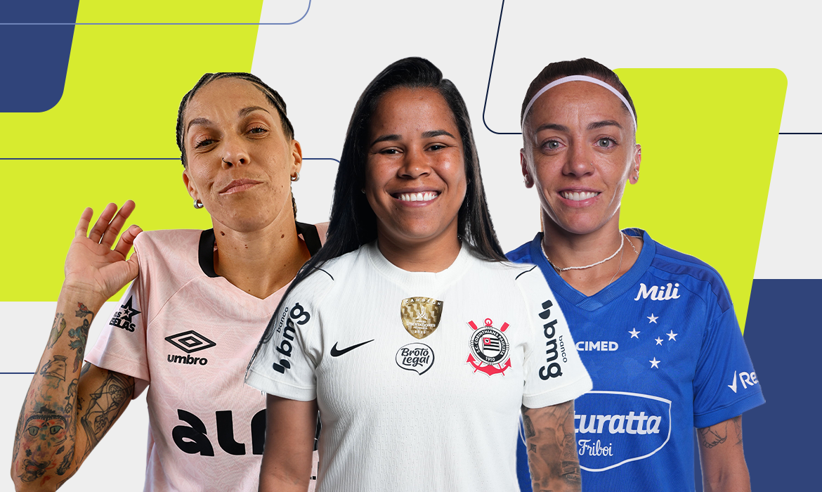 Três golaços disputam o troféu de mais bonito da temporada no Futebol Feminino