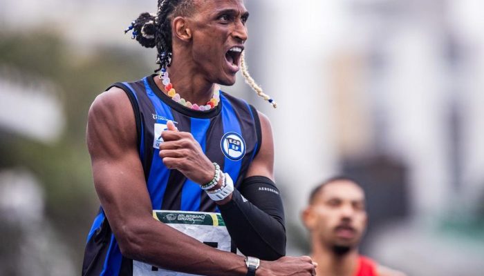 Alison dos Santos bate recorde e leva 1º ouro nos 400m do Troféu Brasil.