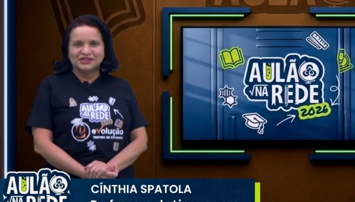 Coesão textual para o Enem: Cínthia Spatola explica a importância no Aulão na Rede 2026
