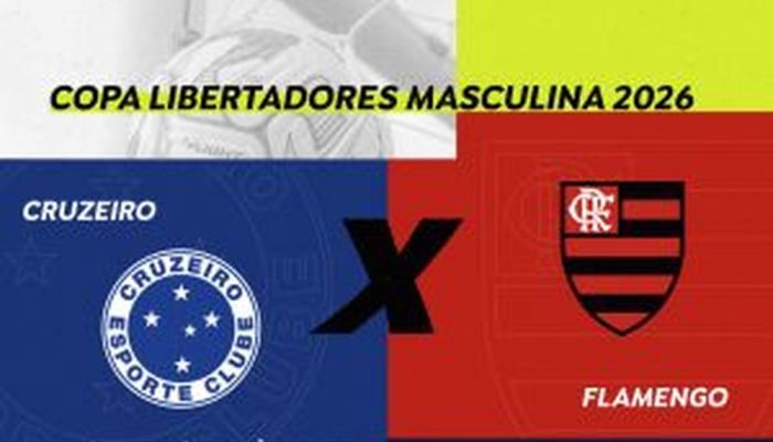 Cruzeiro e Flamengo abrem oitavas da Copa Libertadores 2026 com transmissão da Rádio Nacional