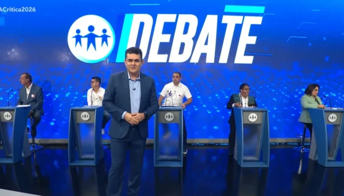 Debate no Amazonas: candidatos ao governo confrontam ideias sobre saúde, educação e ZFM