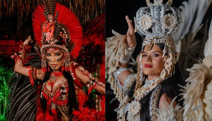 Em Parintins, Lívia Christina e Isabelle Alcântara fazem estreia oficial no Garantido
