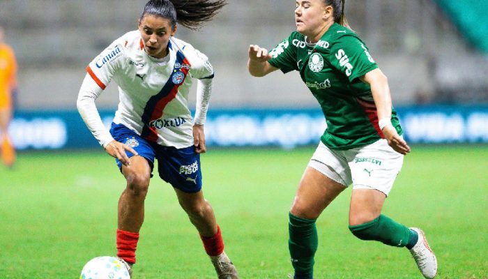 Equilíbrio marca o primeiro confronto entre Bahia e Palmeiras nas quartas do Brasileirão Feminino