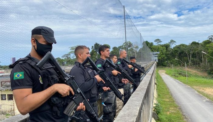 Estudo revela que Amazonas tem só 39 policiais penais em atividade, o menor efetivo do Brasil