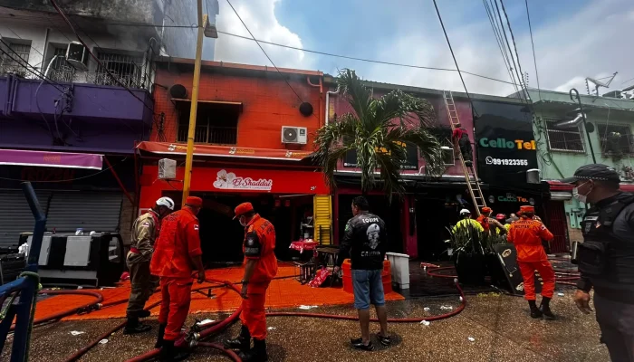 Homem é detido por tentativa de furto durante incêndio no centro de Manaus