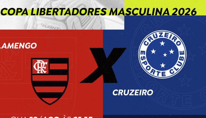 Libertadores 2026: Rádio Nacional transmite duelo crucial entre Flamengo e Cruzeiro