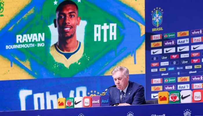 Lista de 26 atletas é definida por Ancelotti para renovar seleção brasileira em amistosos