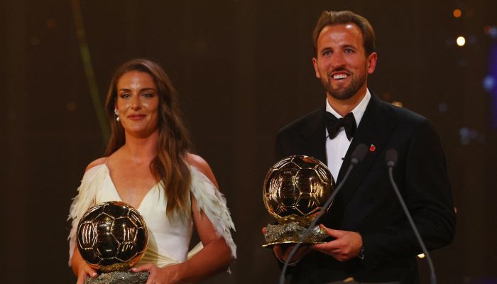 Londres coroa Harry Kane e Alexia Putellas com a Bola de Ouro de 2026