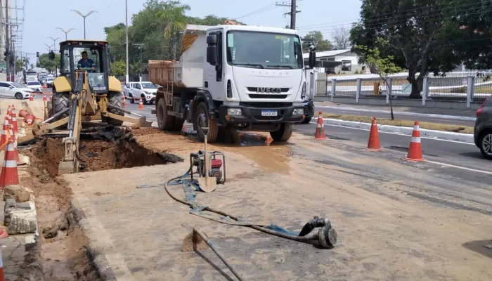 Manaus: Abastecimento de água é gradualmente restabelecido após grandes rompimentos na rede