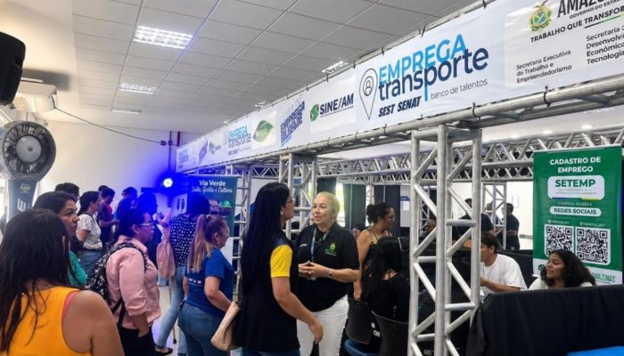 Manaus recebe feira Emprega Transporte com mais de 730 vagas e capacitação profissional