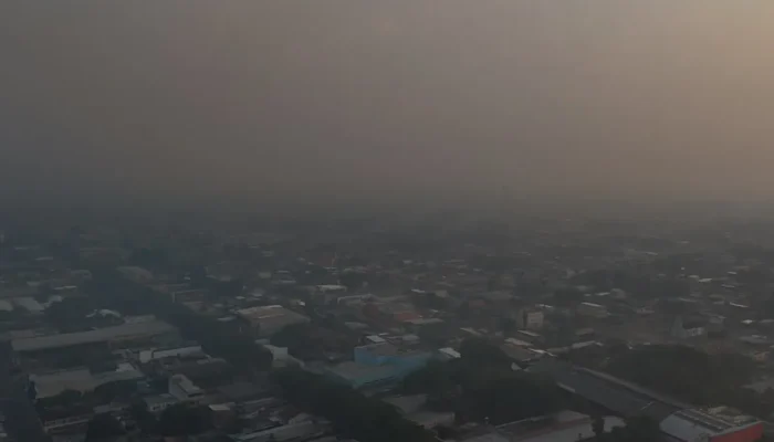 Queimadas deixam ar péssimo no interior do Amazonas enquanto Manaus registra índices moderados