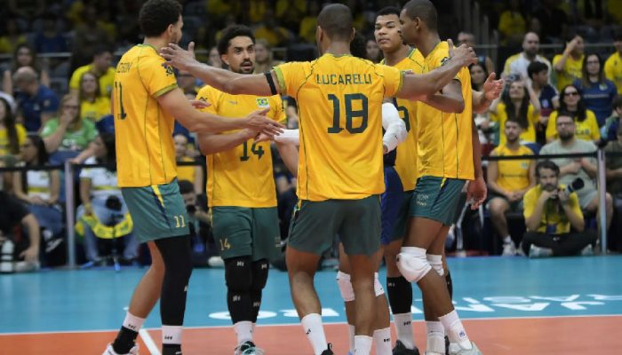 Seleção masculina de vôlei do Brasil garante vaga no Mundial após vitória sobre a Venezuela