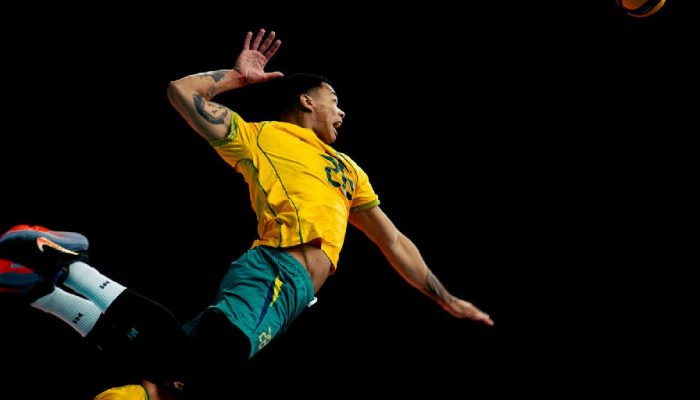 Seleção masculina de vôlei mantém invencibilidade no Sul-americano após vitória sobre a Colômbia