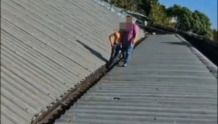 Trabalhador sofre descarga elétrica em telhado de empresa no centro de Manaus