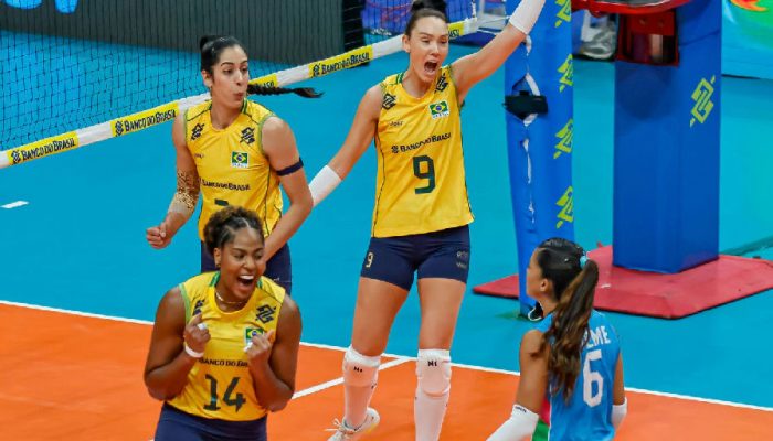 Vôlei feminino brasileiro assegura vaga em Los Angeles 2028 com título invicto no Pré-olímpico
